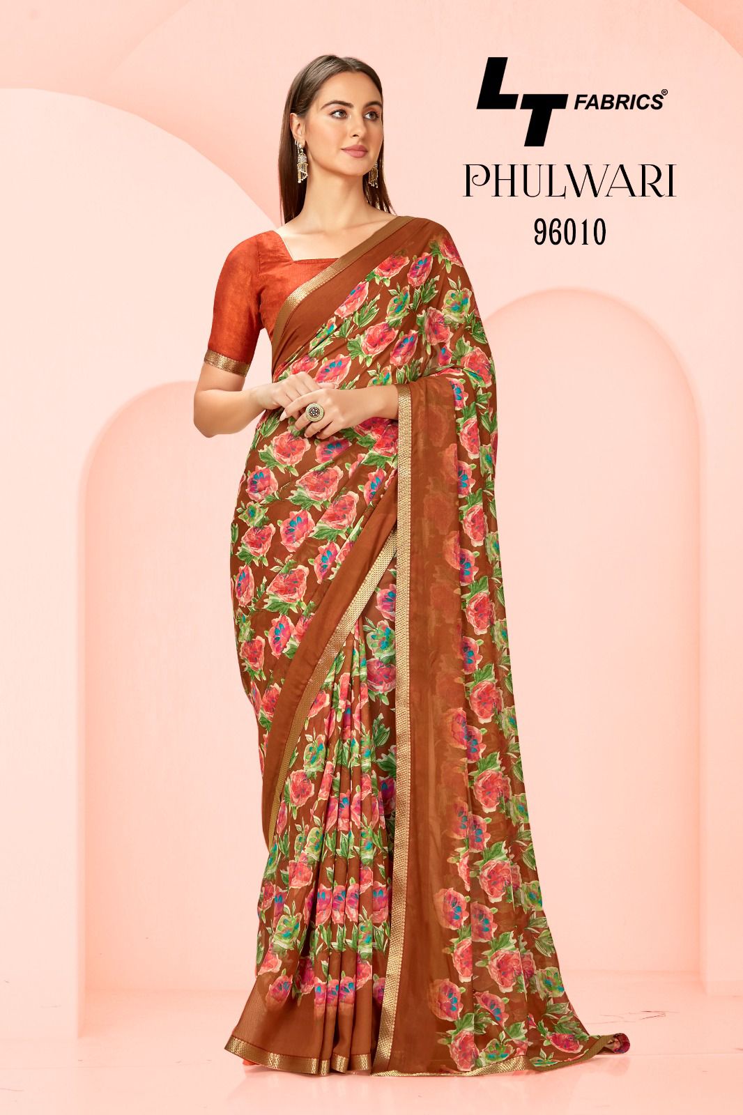 Phulwari Floral By LT Fabrics Printed Sarees Catalog